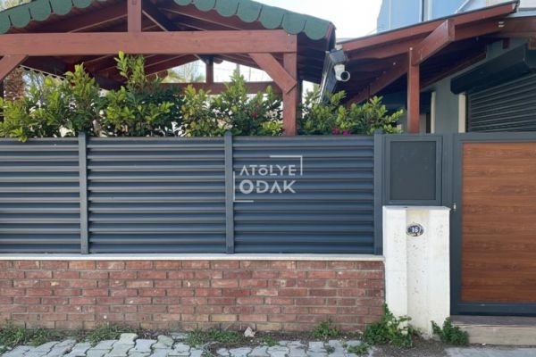 Lazer Panjur Çit Gri